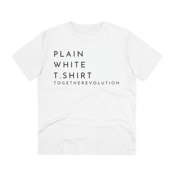 Plain White T-shirt - Unisex